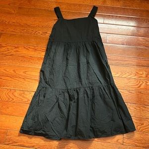 Black Tank Top Flowy Dress